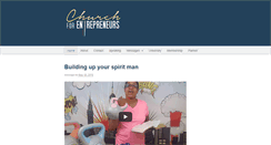 Desktop Screenshot of churchforentrepreneurs.com