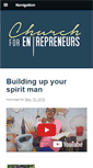 Mobile Screenshot of churchforentrepreneurs.com